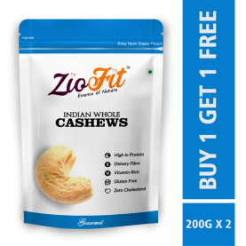 Ziofit Indian Whole Cashews 200gm