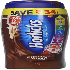Horlicks Jar - 1 kg (Chocolate)